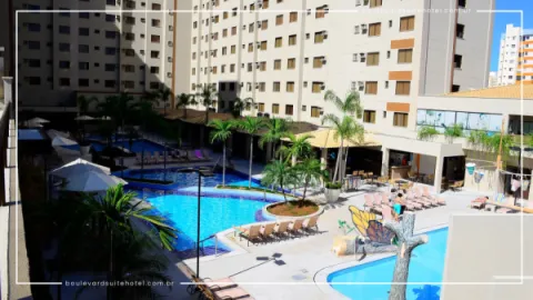 Apartamento Luxo do Boulevard Suite Hotel em Caldas Novas